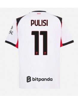 AC Milan Christian Pulisic #11 Replika Borta Kläder 2025-26 Kortärmad